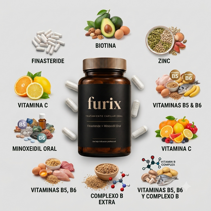 Furix | Finasteride + Minoxidil para la caída capilar